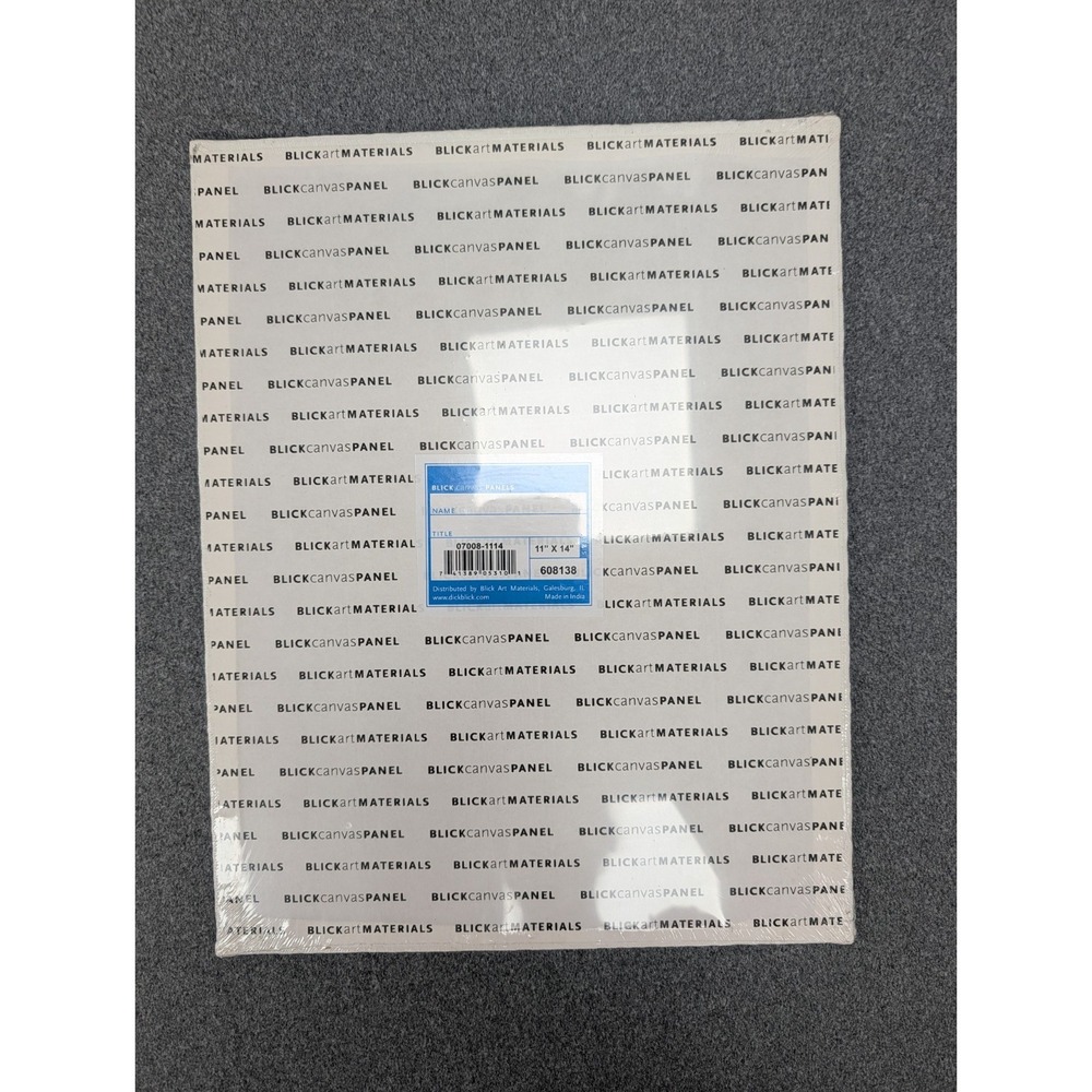BLICK ART Materials 11 X 14 Lot of 6 Canvas Panel Board NEW Sealed